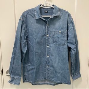 Uniqlo denim shirt (S)